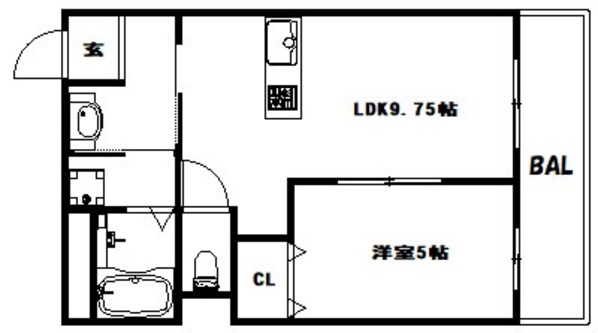 高速長田駅 徒歩7分 1階の物件間取画像